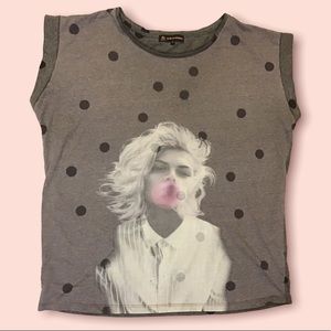 Anna Nicole Smith love and legend bubble gum graphic polka dot t shirt size 1X